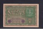 Weimarer Republik, Reichsbank, 50 Mark Ro.62a, DEU-71a, Reihe 1, Serie: TN, -