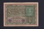 Weimarer Republik, Reichsbank, 50 Mark Ro.62c, DEU-71c, Reihe 3, Serie: CE, -