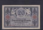 Kaiserreich, Reichsbanknote, 20 Mark Ro.53, DEU-42, Serie: F, Udr. Bst. L, -