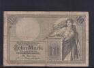 Kaiserreich, Reichsbanknote, 10 Mark Ro.27b, DEU-53b, KN 7 stellig, Serie: S, -