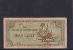 Burma Half Rupee Japanische Besatzung, -