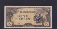 Burma 5 Rupees Japanische Besatzung, -