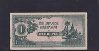 Burma 1 Rupee Japanische Besatzung, -