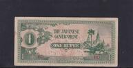 Burma 1 Rupee Japanische Besatzung, -