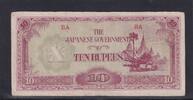 Burma 10 Rupees Japanische Besatzung, -