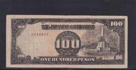 Philippinen 100 Pesos (1942) Japanische Besatzung, gebraucht III, 41.67 元 含税 ＋  75.16 元 运费