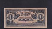 Malaya 1 Dollar Japanische Besatzung, -