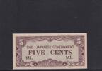Malaya 1 Dollar Japanische Besatzung, -