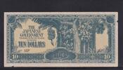 Malaya 10 Dollars Japanische Besatzung, -