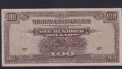 Malaya 100 Dollars Japanische Besatzung, -