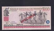 Ruanda 5000 Francs SPECIMEN, -