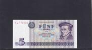Deutschland, DDR, 5 Mark Ro.361a, DDR-23a, Typensatz, Serie: KJ, -