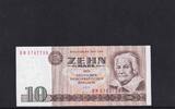 Deutschland, DDR, 10 Mark Ro.359c, DDR-21c, Zweite Auflage, Computerdruck, Serie: BN, -