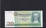Deutschland, DDR, 20 Mark Ro.362a, DDR-24a, Erste Auflage, Typensatz, KN 6 stellig, Serie: CL, -