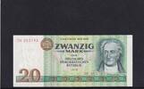 Deutschland, DDR, 20 Mark Ro.362a, DDR-24a, Erste Auflage, Typensatz, KN 6 stellig, Serie: DK, -