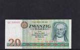 Deutschland, DDR, 20 Mark Ro.362a, DDR-24a, Erste Auflage, Typensatz, KN 6 stellig, Serie: OC, -