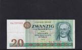 Deutschland, DDR, 20 Mark Ro.362a, DDR-24a, Erste Auflage, Typensatz, KN 6 stellig, Serie: KH, -