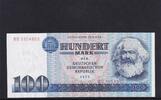 Deutschland, DDR, 100 Mark Ro.363a, DDR-25a, Erste Auflage, Typensatz, Serie: BB, -