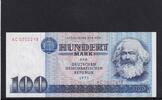 Deutschland, DDR, 100 Mark Ro.363a, DDR-25a, Erste Auflage, Typensatz, Serie: AC, -
