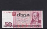 Deutschland, DDR, 50 Mark Ro.360a, DDR-22a, erste Auflage, Typensatz, Serie: AF, -