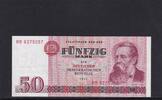 Deutschland, DDR, 50 Mark Ro.360a, DDR-22a, erste Auflage, Typensatz, Serie: BB, -