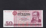 Deutschland, DDR, 50 Mark Ro.360a, DDR-22a, erste Auflage, Typensatz, Serie: BD, -