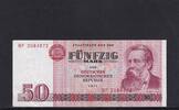Deutschland, DDR, 50 Mark Ro.360a, DDR-22a, erste Auflage, Typensatz, Serie: BF, -