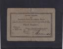 Kaiserreich, Deutsche Kolonien, Deutsch-Ostafrika, 5 Rupien Ro.909a, DOA-10a, 2 mal Handunterschrift, T von Tabora links von August, -
