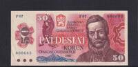 Tschechoslowakei, 50 Kronen Serie: F 07, -