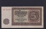 Deutschland Sowjetische Besatzungszone, 5 Mark 1948 Ro.342b, SBZ-13b, KN... 334.60 元 含税 ＋  75.30 元 运费