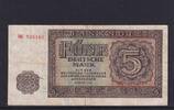 Deutschland Sowjetische Besatzungszone, 5 Mark Ro.342b, SBZ-13b, KN 6 stellig Serie: BG, -