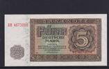 Deutschland, DDR, 5 Mark 1948 Ro.342d, DDR-4a, KN 7 stellig Serie: AH, P... 125.42 元 含税 ＋  75.30 元 运费