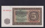 Deutschland, DDR, 5 Mark Ro.342d, DDR-4a, KN 7 stellig Serie: AH, Platten Nr.507/403, -