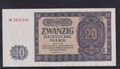 Deutschland, DDR, 20 Mark Ro.351a, DDR-13a, Serie: EK, -