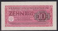 Deutsches Reich, Drittes Reich, 10 Reichsmark Militärgeld der Deutschen Wehrmacht, -