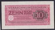 Deutsches Reich, Drittes Reich, 10 Reichsmark Militärgeld der Deutschen Wehrmacht, -
