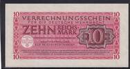 Deutsches Reich, Drittes Reich, 10 Reichsmark Militärgeld der Deutschen Wehrmacht, -