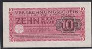 Deutsches Reich, Drittes Reich, 10 Reichsmark Militärgeld der Deutschen Wehrmacht, -