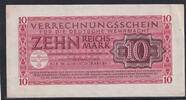 Deutsches Reich, Drittes Reich, 10 Reichsmark Militärgeld der Deutschen Wehrmacht, -