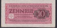 Deutsches Reich, Drittes Reich, 10 Reichsmark Militärgeld der Deutschen Wehrmacht, -