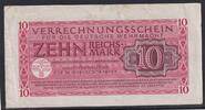 Deutsches Reich, Drittes Reich, 10 Reichsmark Militärgeld der Deutschen Wehrmacht, -