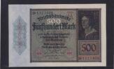 Deutsches Reich, Weimarer Republik, 500 Mark Ro.70, DEU-80, Serie: B -
