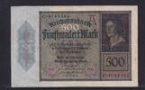 Deutsches Reich, Weimarer Republik, 500 Mark Ro.70, DEU-80, Serie: C -