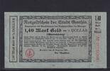 Brandenburg 1,40 Mark Gold Genthin, der Magistrat, -