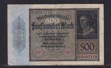 Deutsches Reich, Weimarer Republik, 500 Mark Ro.70, DEU-80, Serie: D -