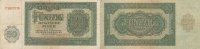 Deutschland DDR, 50 Mark 1948 Ro.345a, KN 7 stellig, ein Buchstabe davor... 58.49 元 含税 ＋  75.30 元 运费