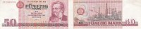 Deutschland DDR, 50 Mark 1971 Ro.360d Computersatz Austauschnote Serie:Z... 41.75 元 含税 ＋  75.30 元 运费