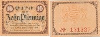 Deutsches Reich,Sachsen, 10 Pfennige Zwickau/Sa.,Amtshauptmannschaft, -