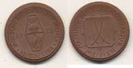 Deutsches Reich, Sachsen, Medaille, braunes Böttger Steinzeug, Jahresschau Deutscher Arbeit Dresden, Porzellan Manufaktur Meissen, -