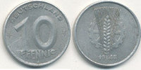 Deutschland,DDR, 10 Pfennig 1948 Mz.A J.1503 ss 16.65 元 含税 ＋  75.30 元 运费